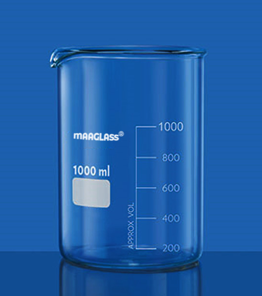 Low form Beakers with spout